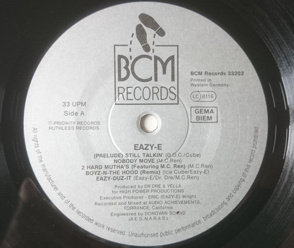 Eazy-E : Eazy-Duz-It (LP, Album)