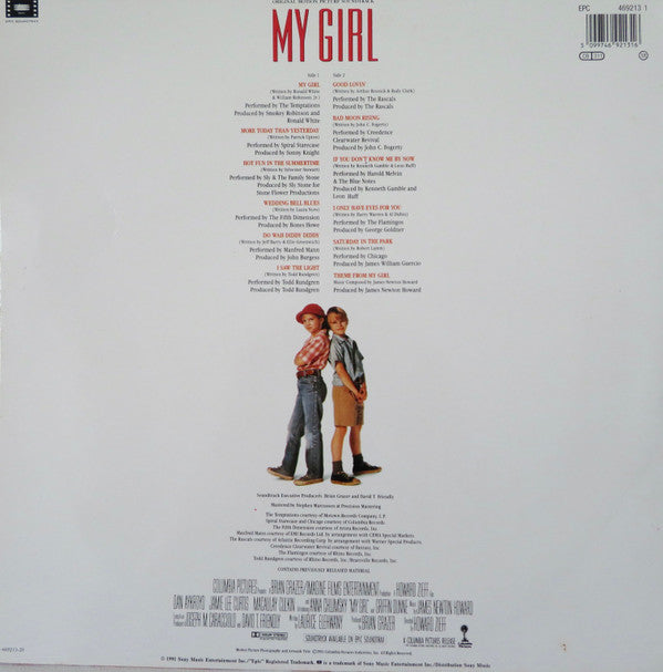 Various : My Girl (Original Motion Picture Soundtrack) (LP, Comp)