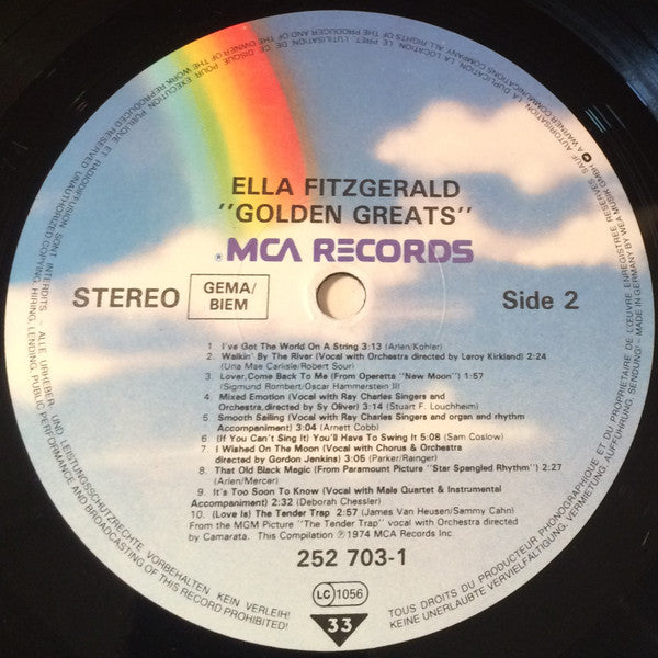 Ella Fitzgerald : Golden Greats (LP, Comp)