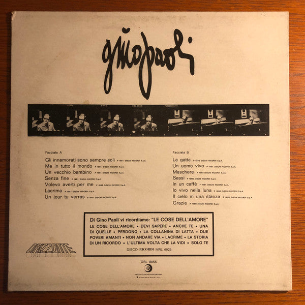 Gino Paoli : Gino Paoli (LP, Album, RE)