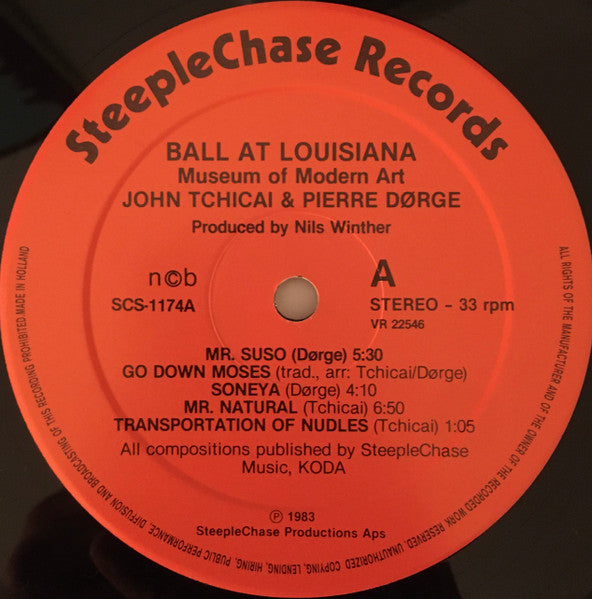 John Tchicai & Pierre Dørge : Ball At Louisiana - Museum Of Modern Art (LP, Album)