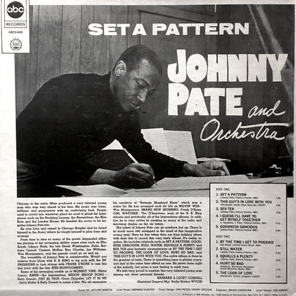 Johnny Pate's Orchestra : Set A Pattern (LP, Album)