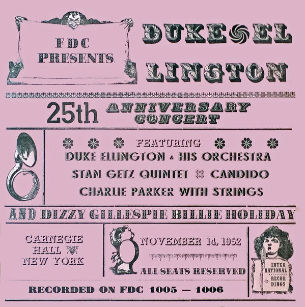 Various : Duke Ellington 25th Anniversary Concert - Carnegie Hall, New York (2xLP, Album)