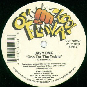 Davy DMX : One For The Treble / Davy's Scratch (12")