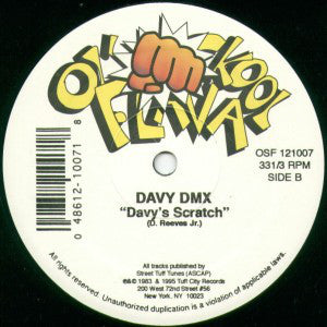 Davy DMX : One For The Treble / Davy's Scratch (12")