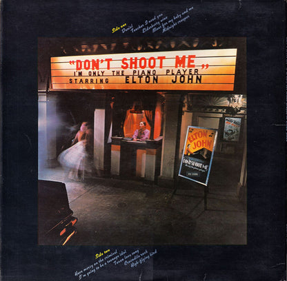 Elton John : Don't Shoot Me, I'm Only The Piano Player (LP, Album, Gat)