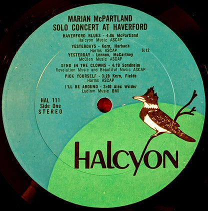 Marian McPartland : Solo Concert At Haverford (LP, Album)