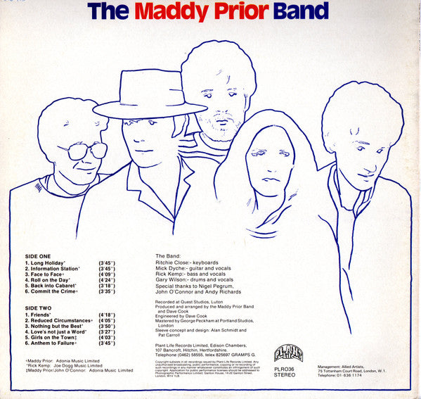 Maddy Prior Band : Hooked On Winning (LP, Album)