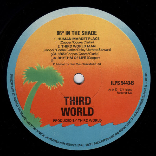 Third World : 96° In The Shade (LP, Album, RE, Blu)