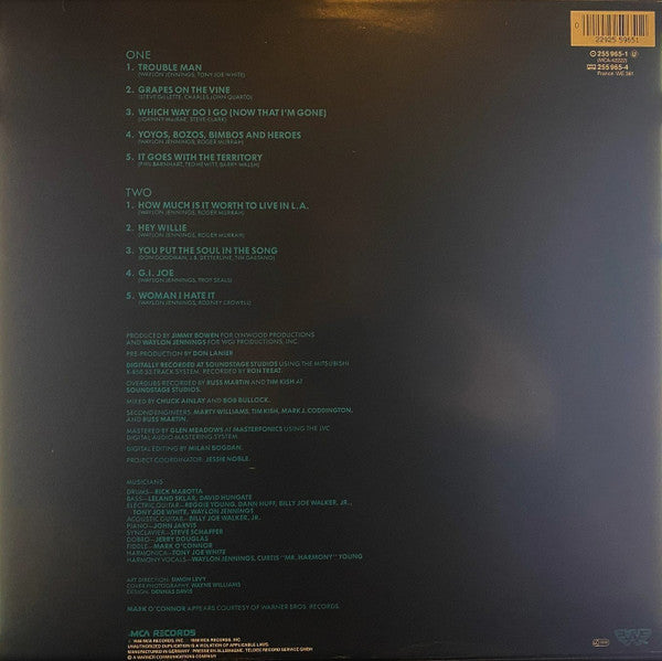 Waylon Jennings : Full Circle (LP, Album)