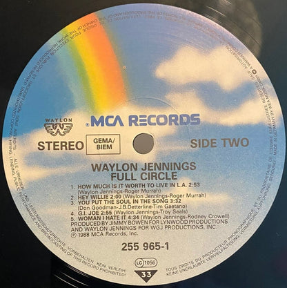 Waylon Jennings : Full Circle (LP, Album)