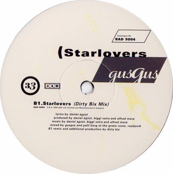 GusGus : Starlovers (12")