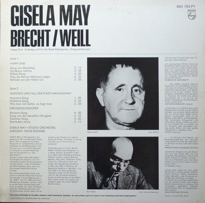 Gisela May : Brecht / Weill (LP, Album, RE)