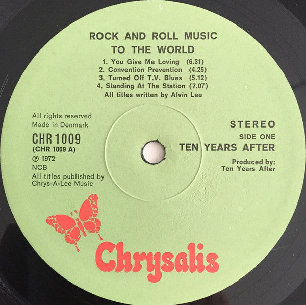 Ten Years After : Rock & Roll Music To The World (LP, Album, Gat)