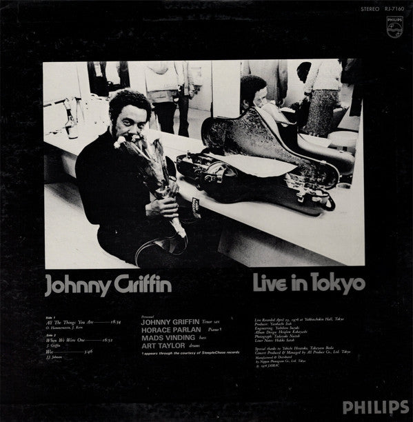 Johnny Griffin : Live In Tokyo (LP)