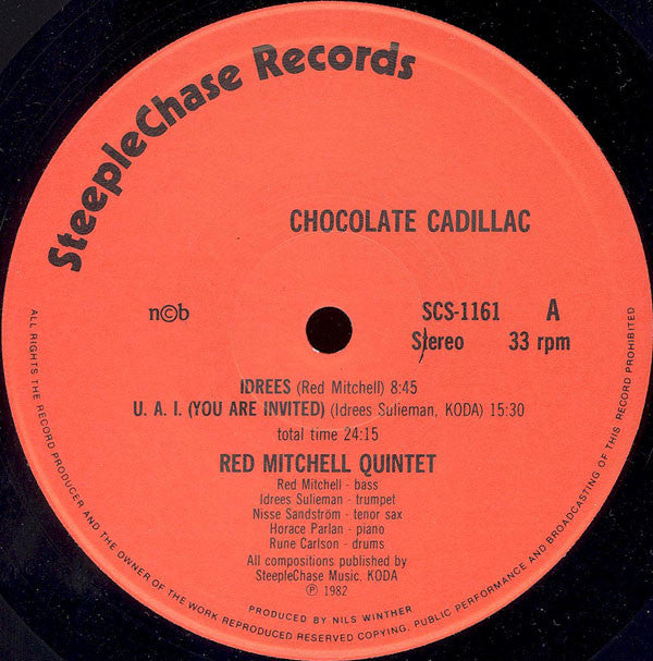 Red Mitchell Quintet : Chocolate Cadillac (LP, Album)