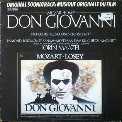 Wolfgang Amadeus Mozart - Lorin Maazel And Orchestre National De L'Opéra De Paris : Don Giovanni - Highlights, Pages Choisies, Querschnitt (LP)