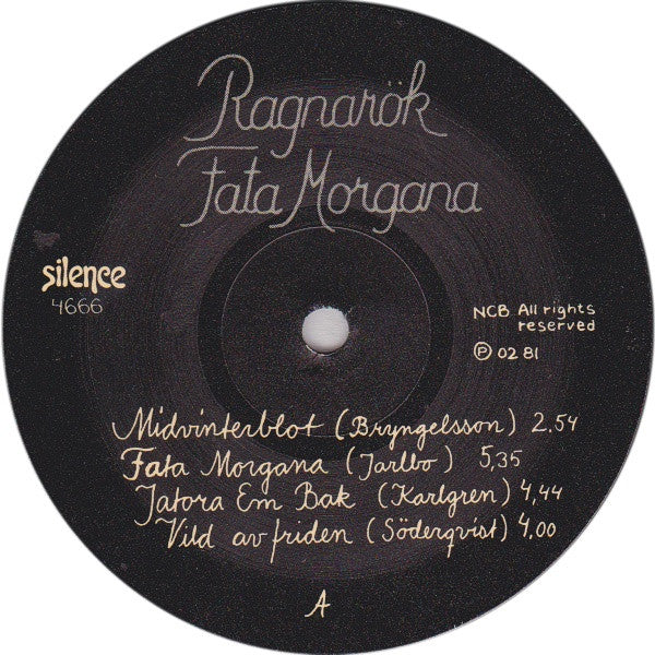 Ragnarök : Fata Morgana (LP, Album)