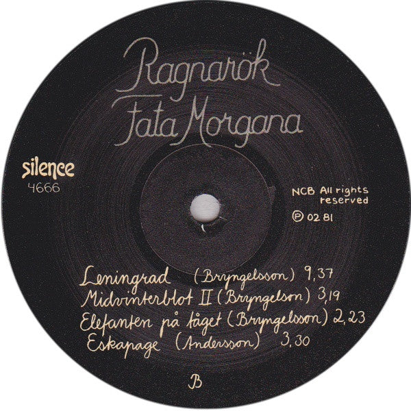 Ragnarök : Fata Morgana (LP, Album)