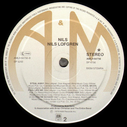 Nils Lofgren : Nils (LP, Album)
