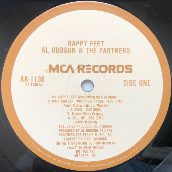 Al Hudson & The Partners : Happy Feet (LP, Album, RE, RP)