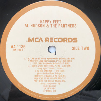 Al Hudson & The Partners : Happy Feet (LP, Album, RE, RP)