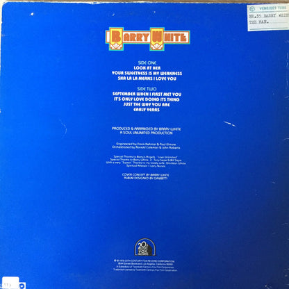 Barry White : The Man (LP, Album)