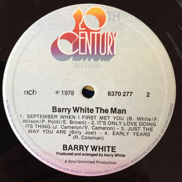 Barry White : The Man (LP, Album)