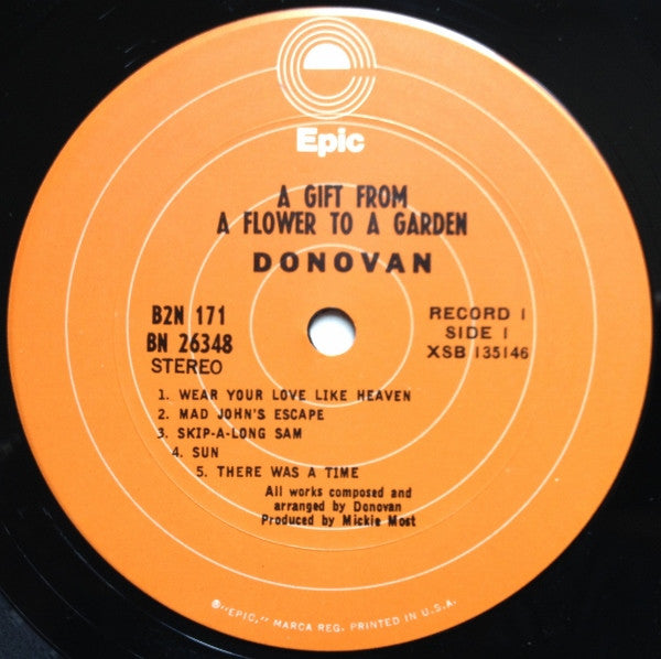 Donovan : A Gift From A Flower To A Garden (2xLP, Album, RP + Box)