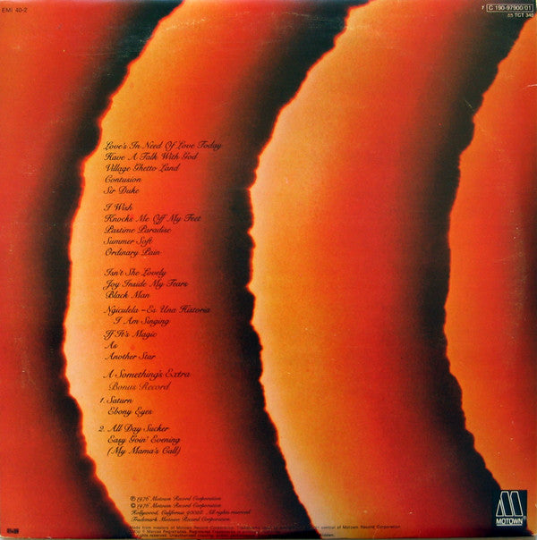 Stevie Wonder : Songs In The Key Of Life (2xLP, Album + 7", Bon)