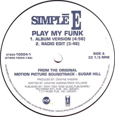 Simple E : Play My Funk (12")