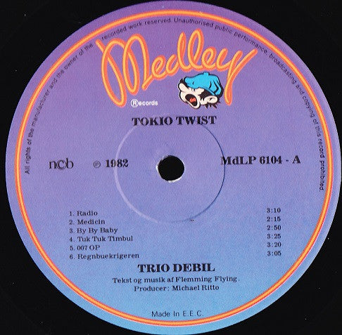 Trio Debil : Tokyo Twist (LP, Album)