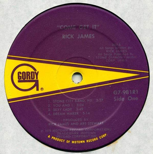 Rick James, Stone City Band : Come Get It! (LP, Album)