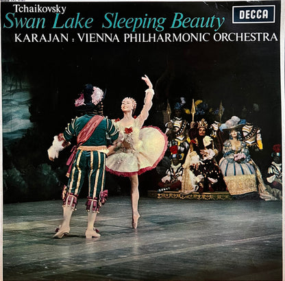 Pyotr Ilyich Tchaikovsky, Herbert Von Karajan : Wiener Philharmoniker : Swan Lake & Sleeping Beauty Suites (LP)