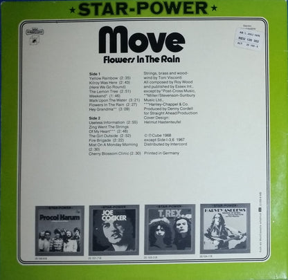 The Move : Flowers In The Rain (LP, Album, RE)