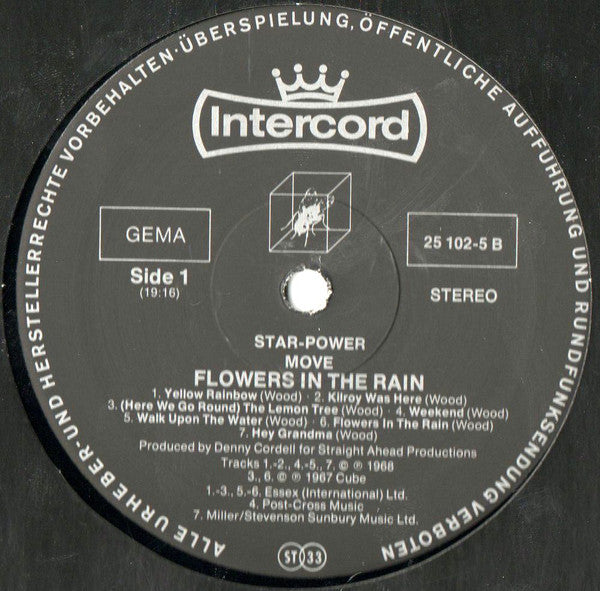 The Move : Flowers In The Rain (LP, Album, RE)