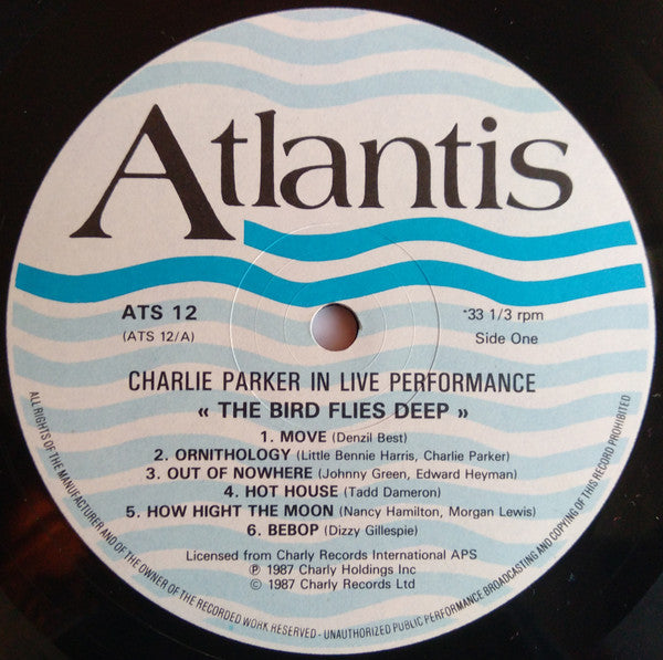 Charlie Parker : The Bird Flies Deep (LP, Album)