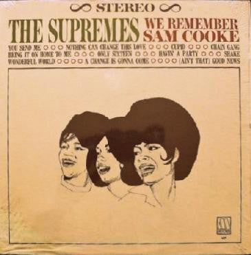 The Supremes : We Remember Sam Cooke (LP, Album, Ind)