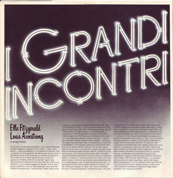 Ella Fitzgerald & Louis Armstrong : Ella Fitzgerald & Louis Armstrong (LP, Album, Comp, Mono)