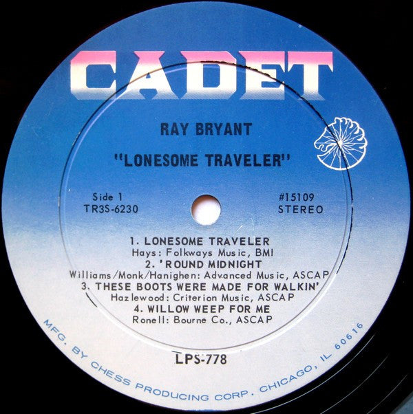 Ray Bryant : Lonesome Traveler (LP, Album)