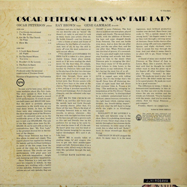 Oscar Peterson : Plays My Fair Lady (LP, RE)