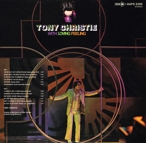 Tony Christie : With Loving Feeling (LP, Album)