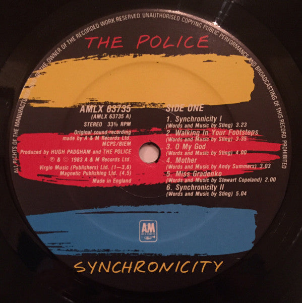 The Police : Synchronicity (LP, Album)