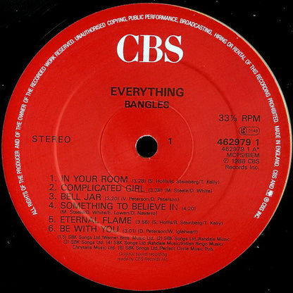 Bangles : Everything (LP, Album)