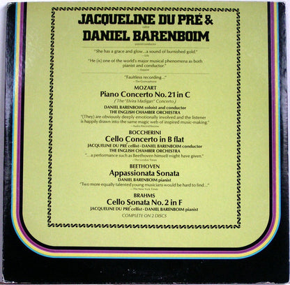 Jacqueline Du Pré & Daniel Barenboim : Close-Up (2xLP, Comp, Gat)