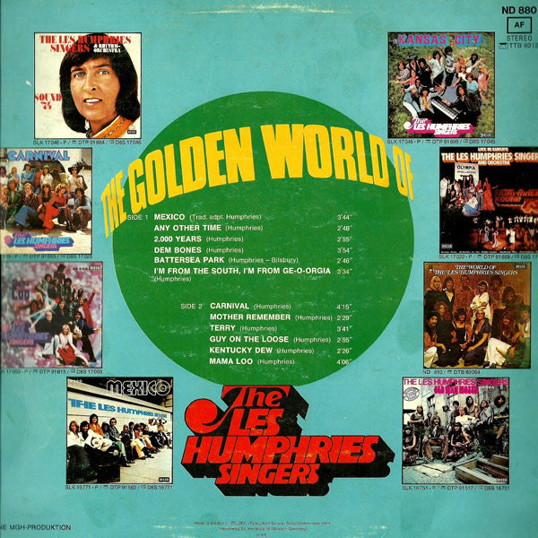 Les Humphries Singers : The Golden World Of The Les Humphries Singers (LP, Comp)