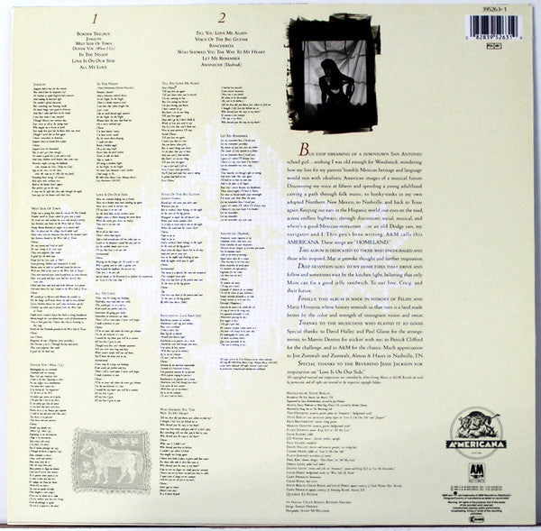 Tish Hinojosa : Homeland (LP, Album)