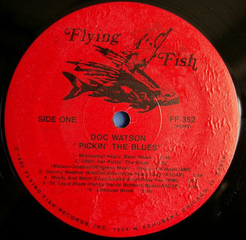 Doc & Merle Watson : Pickin' The Blues (LP, Album, Wak)