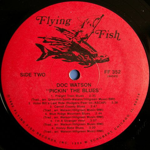 Doc & Merle Watson : Pickin' The Blues (LP, Album, Wak)