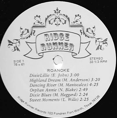 Roanoke (2) : Roanoke (LP, Album)